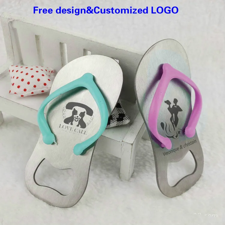 Wedding Favor Souvenir Sandal Flip flop Slipper Bottle Opener in Box