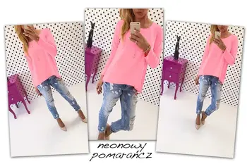 

Women's Casual Loose Pullover Shirt Long Sleeve Tops Shirt Blouse Tunic Blusas Femininas