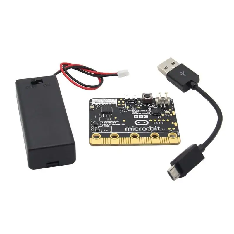 

BBC On-the-Go Starter Bundle Micro Bit Board+AAA Battery Holder+USB Cable