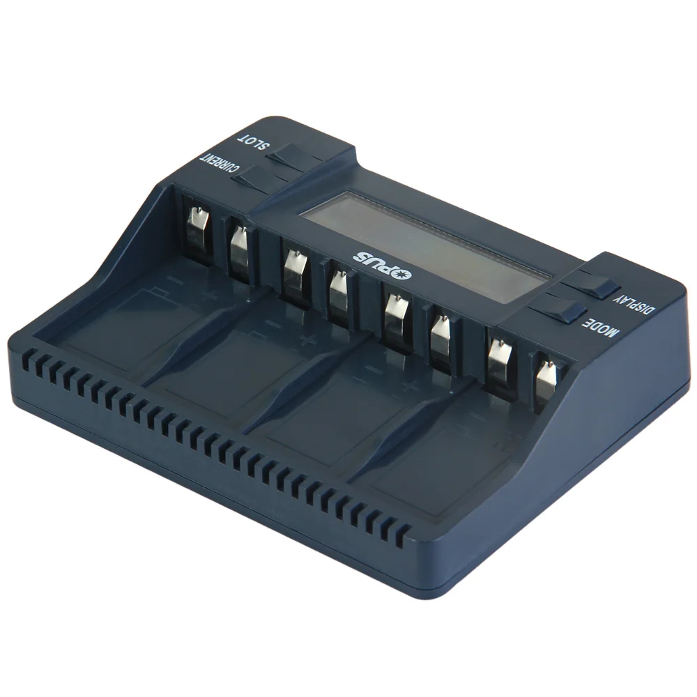 Опус BT C900 цифровой 4 слота ЖК дисплей 9 V li ion NiMh батарей Зарядное устройство ЕС США