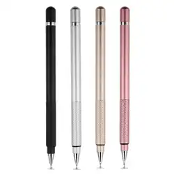 Емкостная ручка с сенсорным экраном ручка для рисования стилус для iPhone для iPad для смартфона планшет черный серебристый золотой