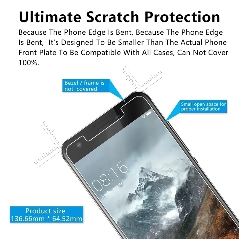 Защитная пленка для Samsung Galaxy A9 2018 защита экрана 9H твердое закаленное стекло чехол