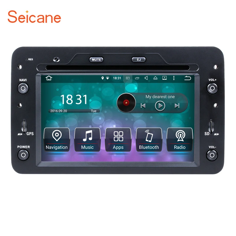 

Clearance Seicane Android 8.0 6.2" 1Din GPS Car Radio For 2005-2013 Alfa Romeo 159 Sportwagon Head Unit Support Backup Camera