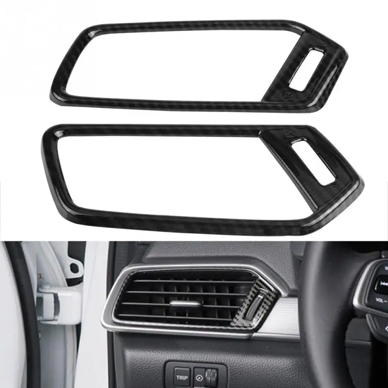 2 pcs Carbon Fiber Style Car Styling Front Side Air Outlet Frame Cover Trim for Honda Accord 2018 | Автомобили и мотоциклы
