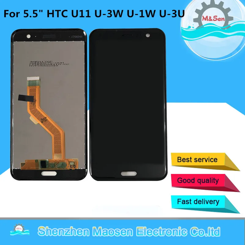 5 &quotОригинальный M &amp Sen для HTC U11 U 3W 1W 3U ЖК экран + сенсорная панель дигитайзер