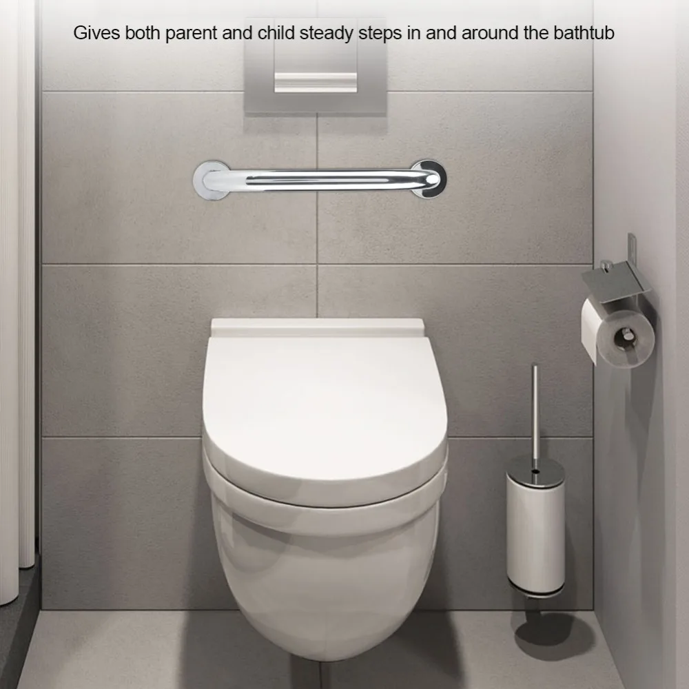 Stainless Steel Shower Tub Safety Grab Bar Towel Rack Wall Mounted Handrail Bathroom Accessory Tools Professional Stainless Steel Shower Tub Safety Grab Bar Towel Rack Wall Mounted Handrail Bathroom Accessory Tools Professional
