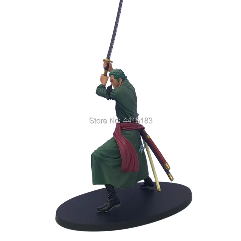 Hot Sale Anime One Piece Roronoa Zoro PVC Action Figure Doll Collectible Model Baby Toy Christmas Gift For Children 25 cm