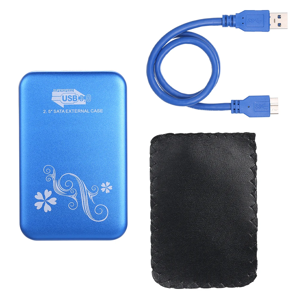 2.5 Inch Notebook SATA HDD Case To Sata USB 3.0 Converter Adapter External Case 4TB Hard Disk Drive Box External HDD Enclosure