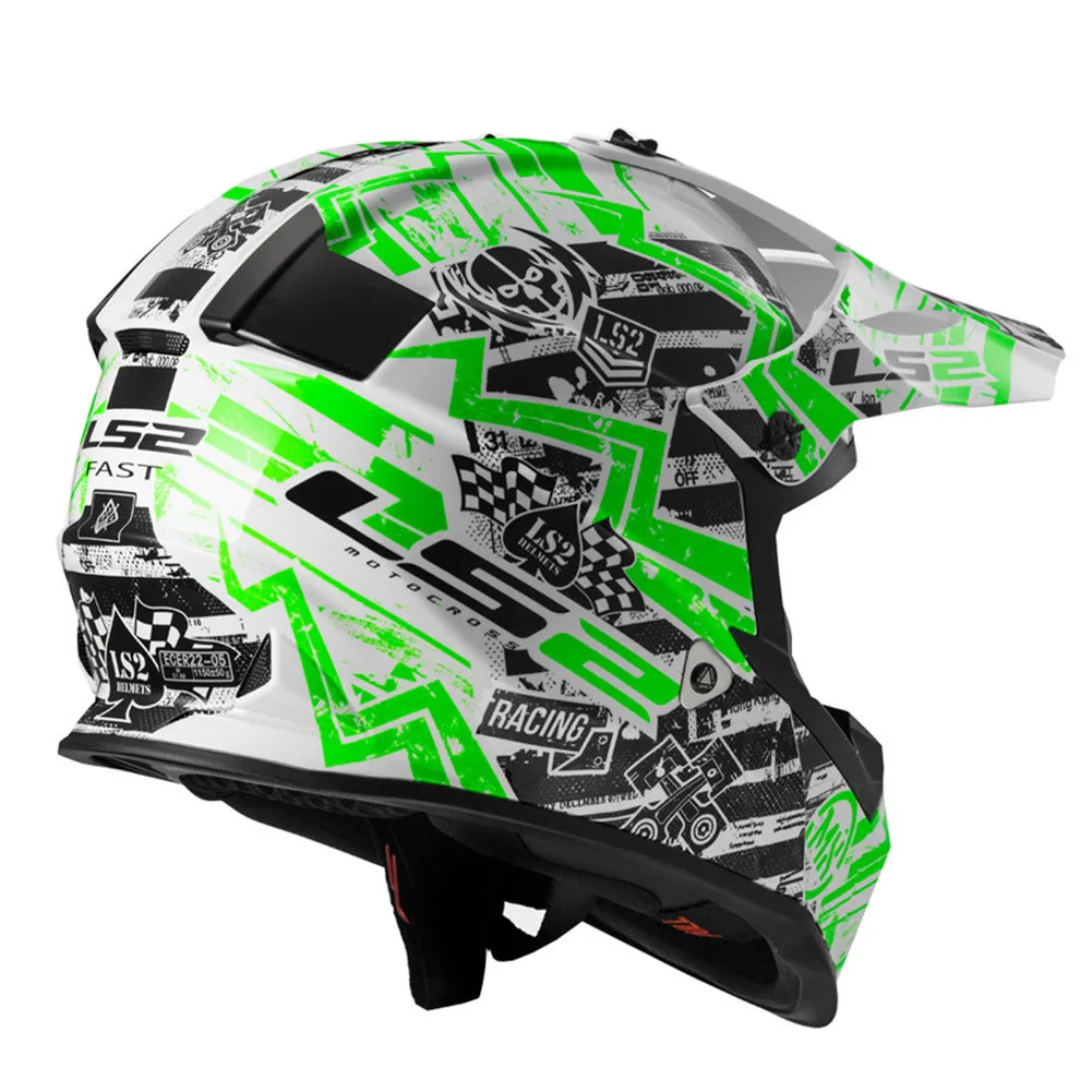LS2 быстро MX437 глюк мотокросс шлем MX MTB горные мужские женские детские шлемы Размер