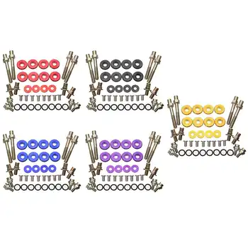 

1 Set of Engine Valve Cover Washer Blolt Kit For Honda For Civic For Acura B-Series B16 Low Profile B16A2 / B16A3 / B17A1 / B18C