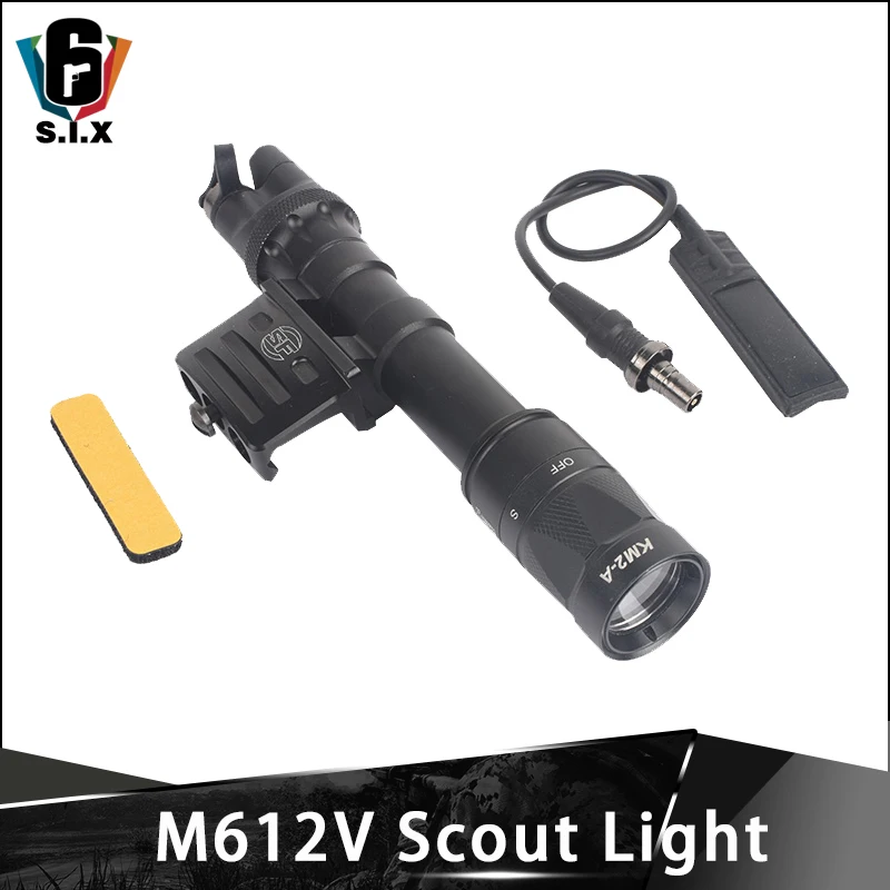 Montagem do Interruptor com Rm45 Airsof Tático Lanterna Scout Luz Wds07 Offset Montagem Picatinny Ferroviário M612v