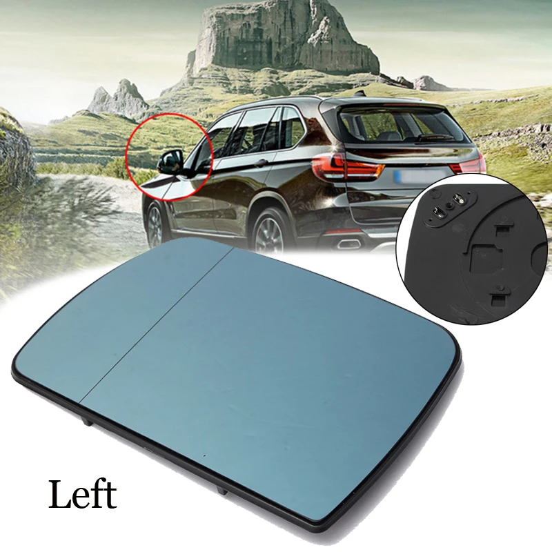 

Clear Car Door Wing Mirror Glass Heated Anti Blind Left For BMW X5 E53 99-06