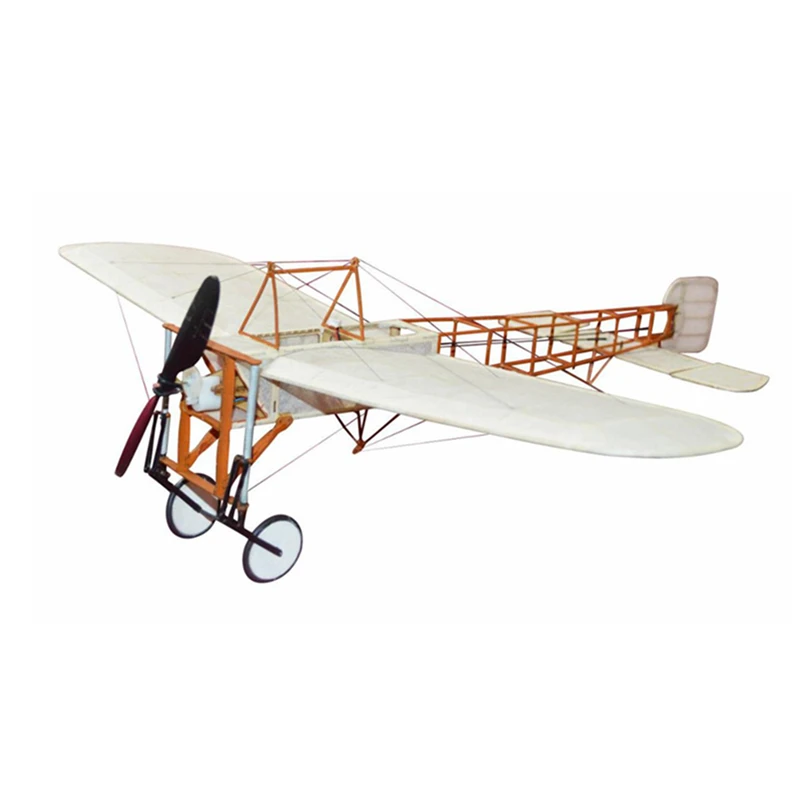 Wingspan de Madeira Combo para Crianças Kit + Power Bleriot Avião Asa Fixa Kit – Brinquedos Faça Você Mesmo Drone xi 420mm rc