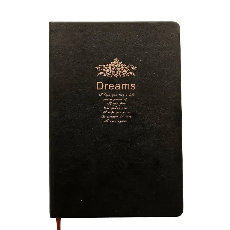 

1 PC Bullet Journal Notebook Leather Bible Notepad Sketchbook Diary Paper Weekly Planner school Stationery supplies 016012