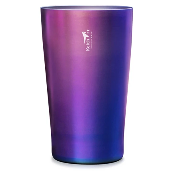 

Keith Ti3531 Pure Titanium Symphony Cup 320ml Fantastic Cup High Strength Anti-Corrosion Healthy Outdoor Daily Use Colorful Cup