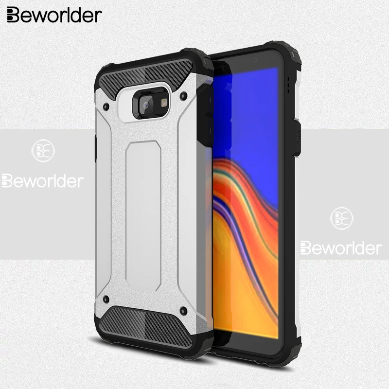 Beworlder For Samsung Galaxy J4 Core J410 Case Hybrid Dual Layers Hard Plastic Soft Silicone Armor Cover J4Core |