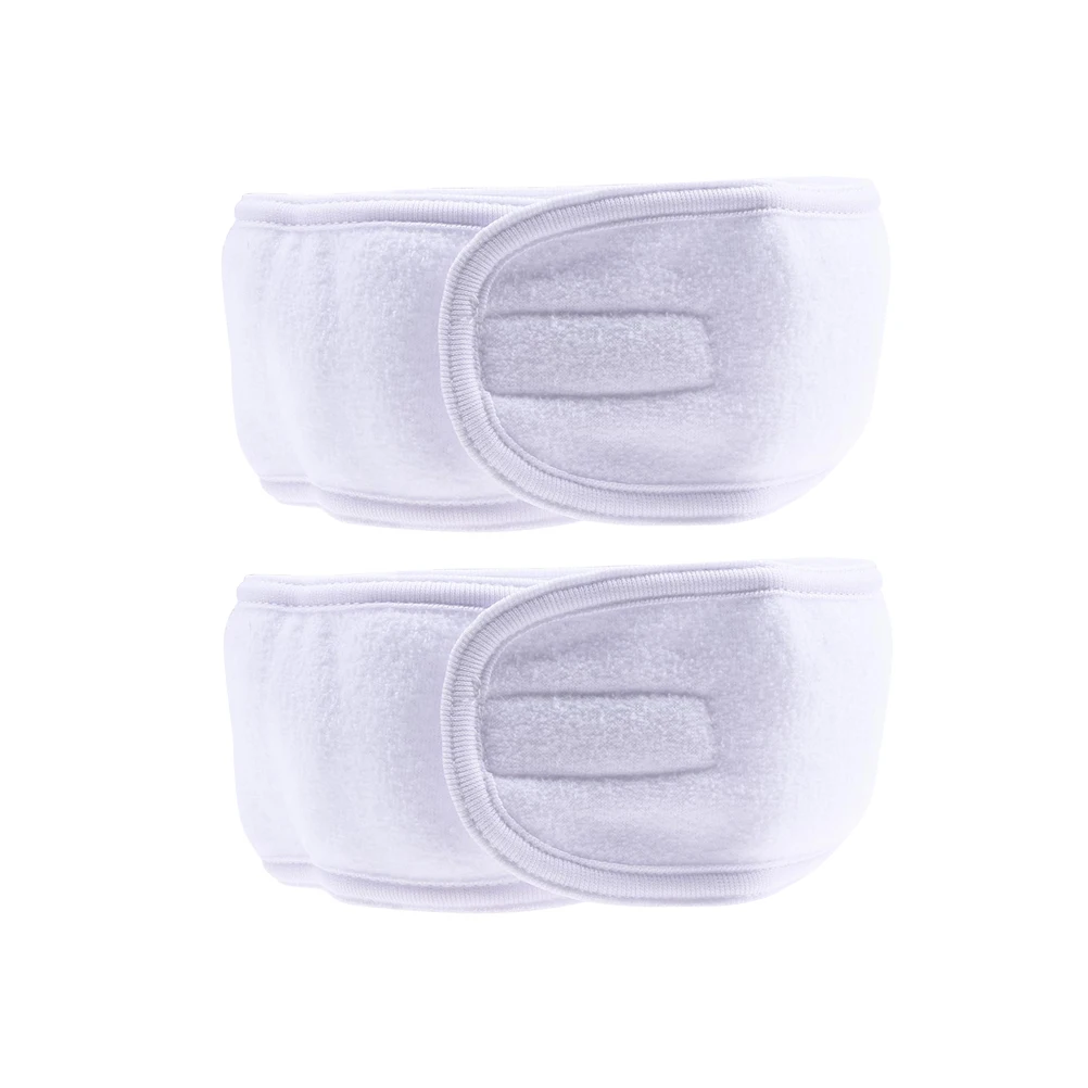 

6pcs Womens Headband Touch Fastener Practical Elastic Stretchy Bandeau Head Wrap Hair Band for Makeup Bath Sports