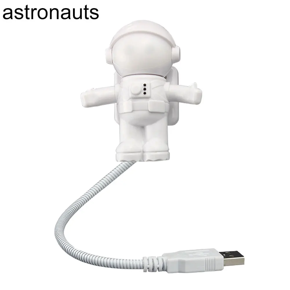 Креативный гибкий астронавт/дайвер светодиодный ночник мини ПК ноутбук USB лампа