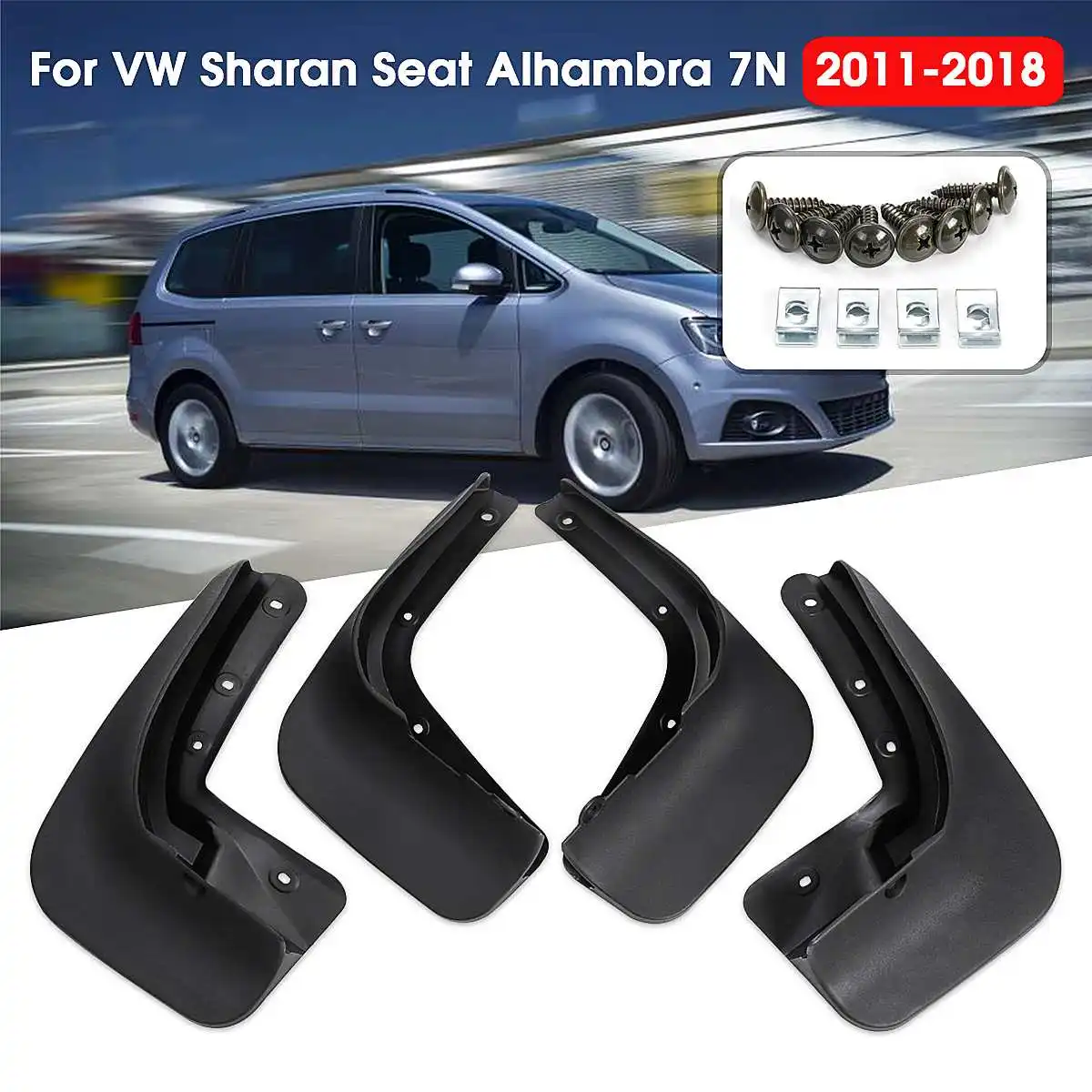 Автомобильные Брызговики, брызговики для крыла, брызговики для VW Sharan, Seat Alhambra 7N 2011