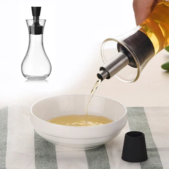 

Glass Cruet Oil Bottles Pourer Spout Decanter Oil Vinegar Dispenser Bottle Sauce Container Kitchen Tools 250/500ml
