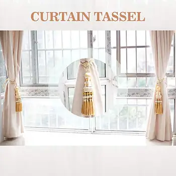 

Large Window Trim Hanging Ball High-End Curtain Straps Curtain Tassel Exquisite Luxury Curtain Decorative Accessories