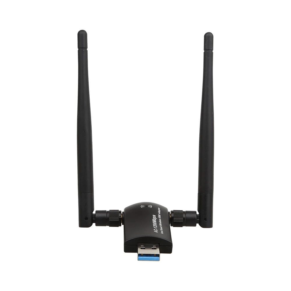 Dual band 1200M USB 2..0/3.0 wifi adapter Wlan stick wireless dongle dual 5Dbi External Realtek RTL8812BU | Мобильные телефоны и