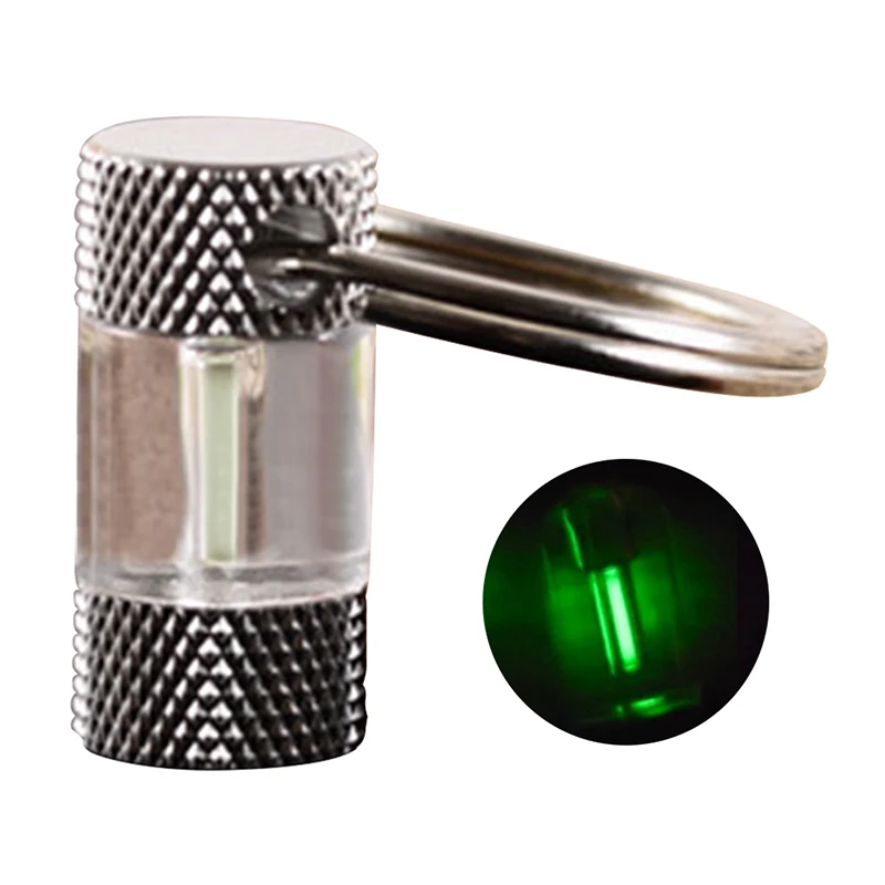 

Titanium Tritium Fluorescence Keychain - Autoluminescence Rescue Emergency Light