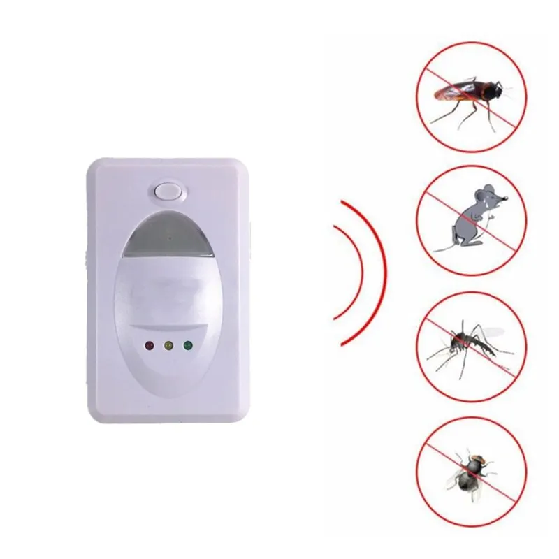

2 in 1 Ultrasonic Electromagnetic Pest bug mosquito cockroach mouse killer Repeller Human & Pet Friendly Latest Technology