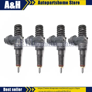 

4 Pcs Remanufactured Fuel Injector 038130073BA CD For VW Passat Audi Skoda 1.9 TDI Bosch Diesel
