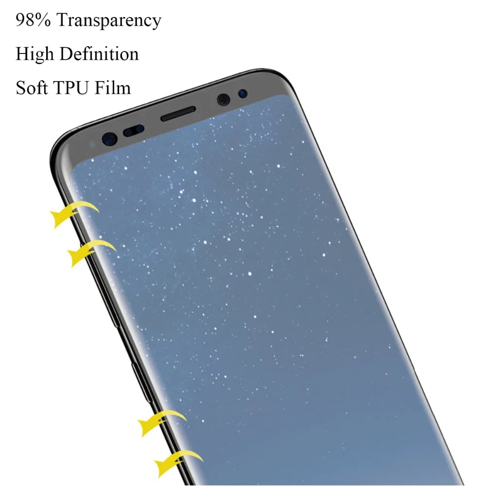Мягкая защитная пленка для Samsung Galaxy S6 S7 Edge A8 S8 S9 S10 Plus Note 9 8 Nano TPU Защитная
