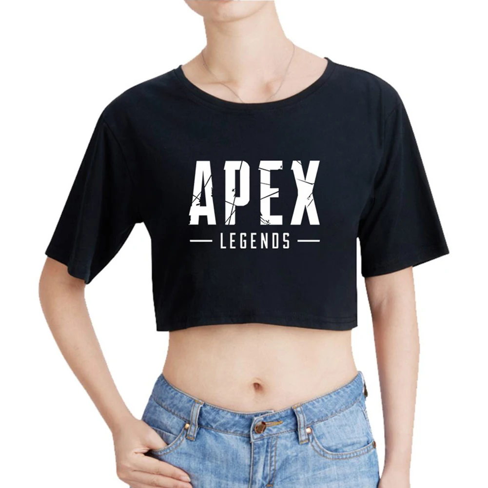 2019 New Fashion Casual Style Summer T-shirt Shorts Sexy Lady Navel Exposed Sports Concise Loose T-shirt Short Sleeve Casual Set