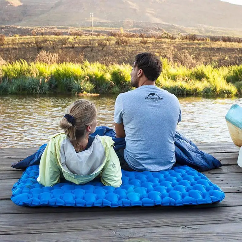 

TPU Sleeping Pad Lightweight Moisture-proof Air Mattress Cushion Outdoor Beach Portable Inflatable Mattress Camping Mat