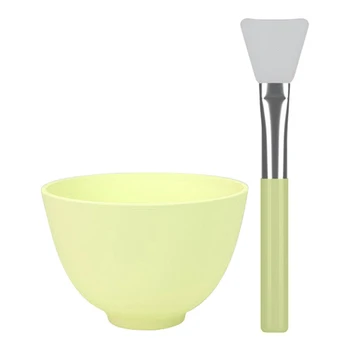 

brand face mask mixing bowl DIY facial mask mixing bowls with silicone hairless brush beauty tools toiletry kits