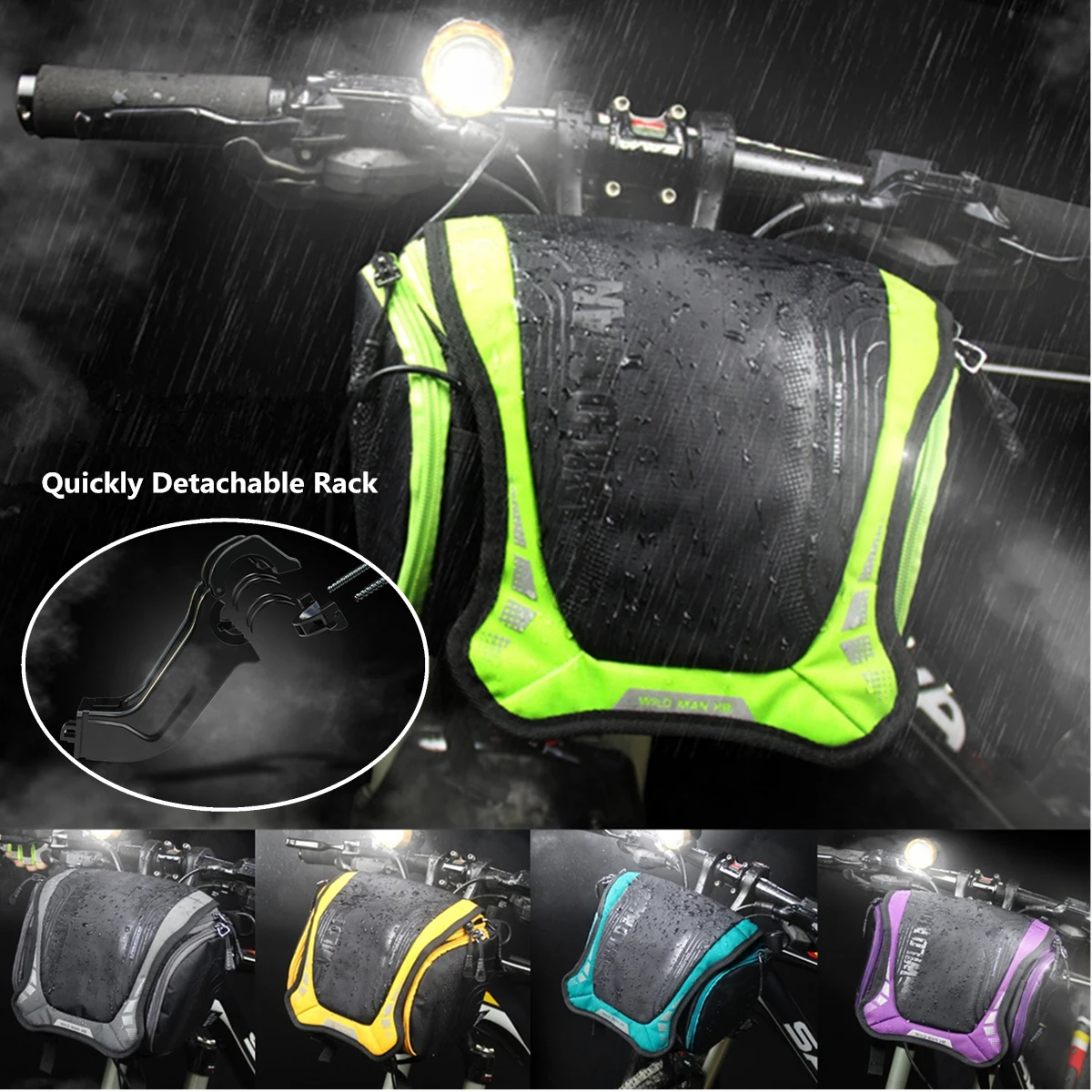 

Waterproof Bicycle Bag Outdoor Mountain Bike Handlebar Front Tube Camera Bag MTB Pannier Frame Bicycle Pockets Cycling Accessory