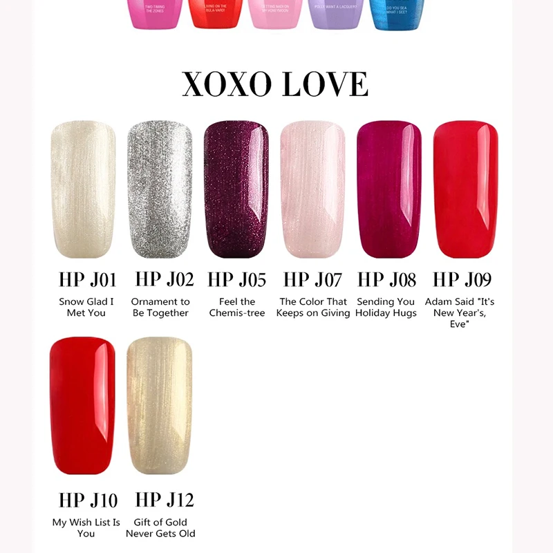 

15ml UV LED Nail Gel Polish Gelcolor XOXO Love Collection Primer Semi Permanent Manicure Nail Lacquer Nail Art Gellak Gelpolish