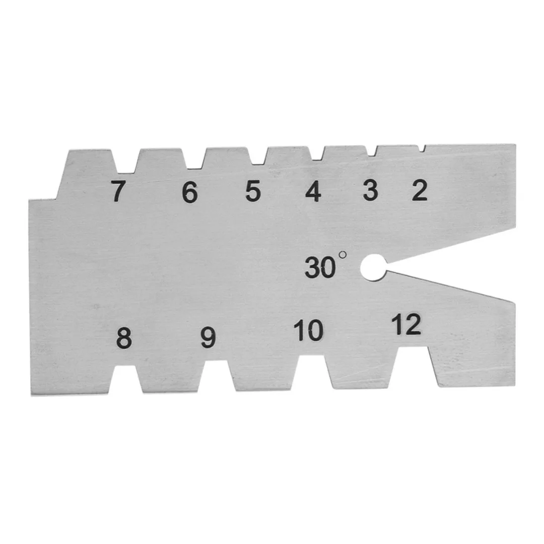 

Mayitr 30 Degree Screw Thread Gage Grinding Inspection Working Tools Wood Measuring Tools Thread Cutting Angle Gauges