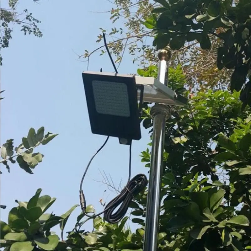 120 светодиодный светильник на солнечной батарее 3 7 в водонепроницаемый IP65 10 Вт