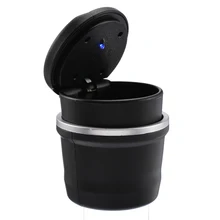 1 PC Car LED Cigarette Smoke Blue Ashtray Smokeless Cigarette Ash Cup Car Ashtray For Car Truck 1 PC Car LED Cigarette Smoke Blue Ashtray Smokeless Cigarette Ash Cup Car Ashtray For Car Truck