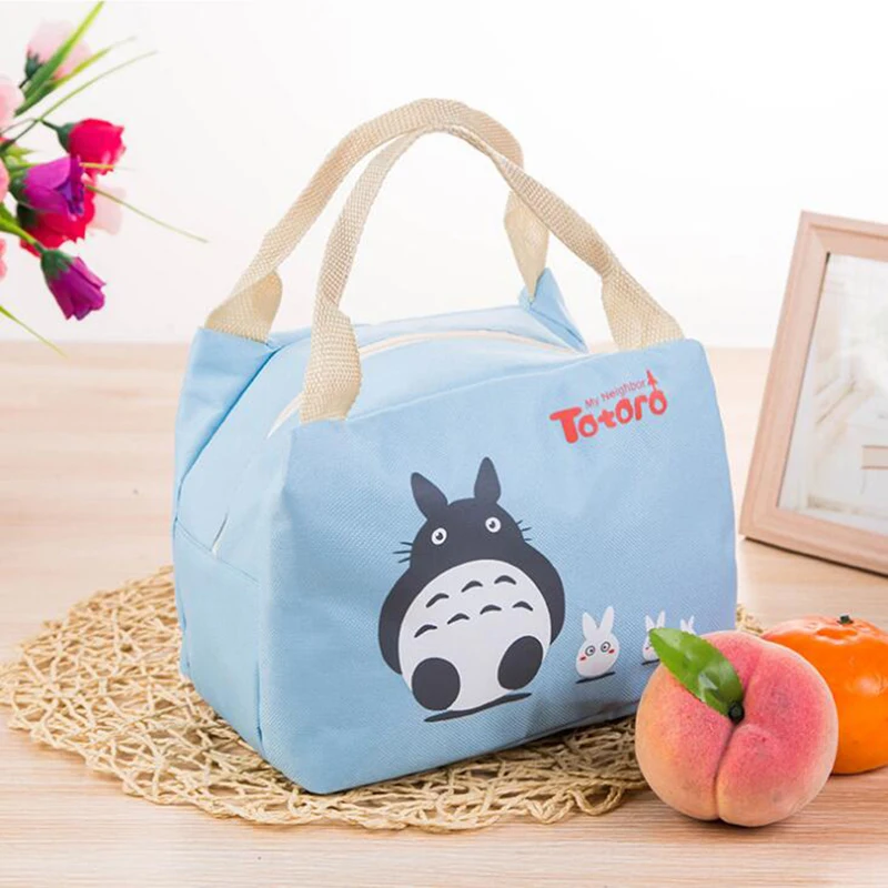 

Fashion Portable Cartoon Cat Thermal Cooler Insulated Waterproof Lunch Carry Storage Picnic Bag Pouch Lunch Bag for Women Kids