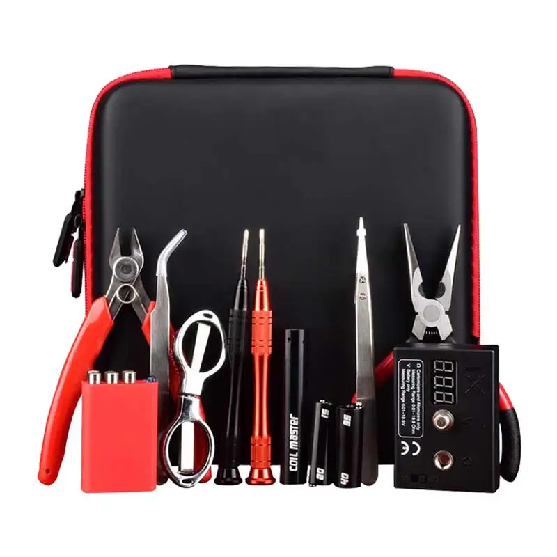 Катушки отец Vape DIY Инструменты для мастера сумка Пинцет плоскогубцы провода