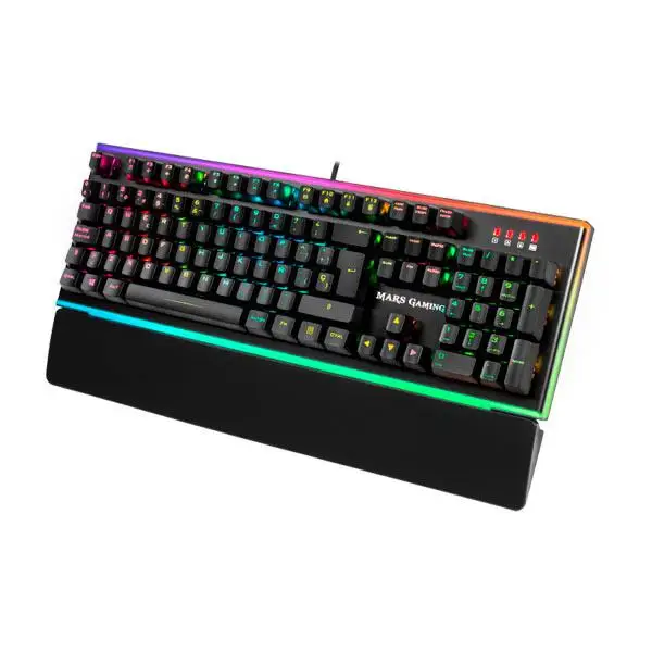  Teclado Optical-mech Mars Gaming Mk6 Switch Red Customizeing By Software Wrist Rest Lighting Chroma