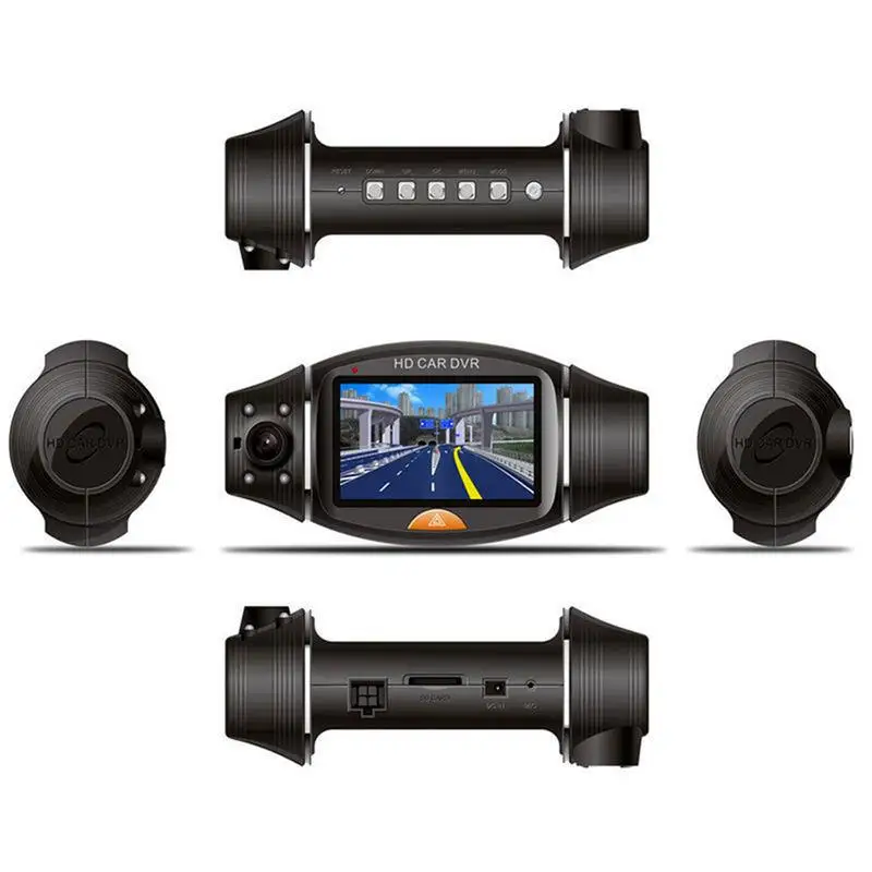R310 Автомобильный видеорегистратор камера gps двойная HD 1080 P ночное видение двойной