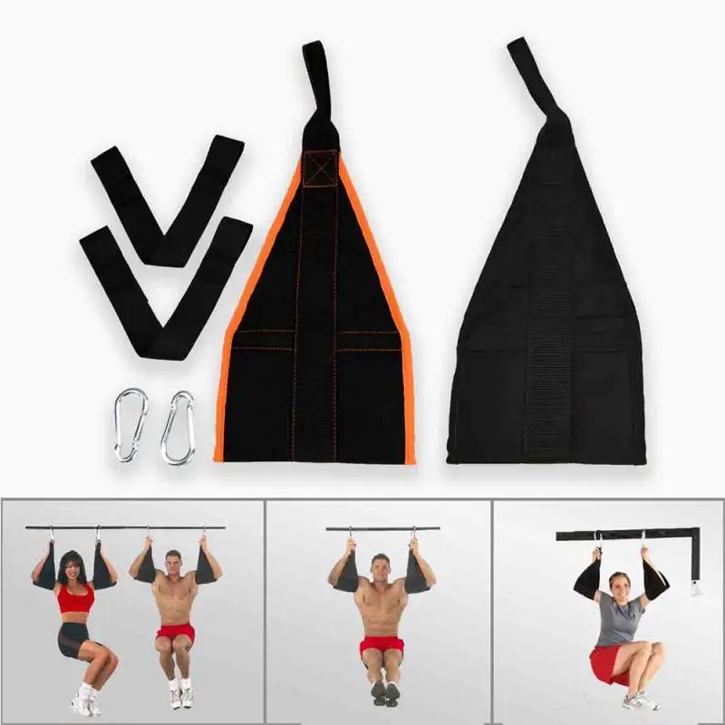 

Home Fitness Hanging Belt AB Sling Straps Abdominal Carver Chin Up Sit Up Bar Pullup Heavy Duty Muscle Training Suspension Belt
