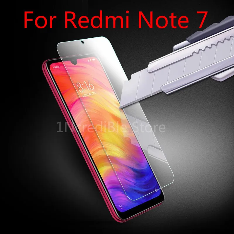 Защитное стекло 9H для Xiaomi Redmi S2 5 6A Note 4X 6 Pro 7 Xiomi Red Mi | Мобильные телефоны и