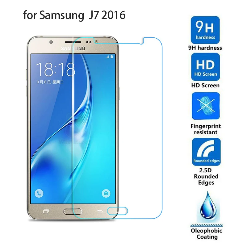 Для Samsung Galaxy J3 J5 J7 2016 закаленное стекло J1 mini J120F 2.5D 9H экран для 2017 J330 j530 J730 защитная