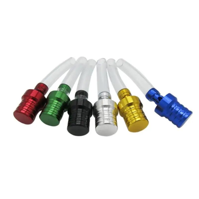 Aluminum Alloy Motorcycle Gas Fuel Petrol Tank Cap Breather Pipe Hose Pit ATV PIT Dirt Bike Valve Vent Breather Tube Pipe New