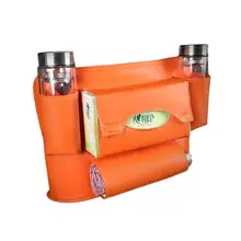 Роскошный Pu кожаный чехол для автомобиля на заднем сиденье висячий чехол для хранения скатерть коробка контейнер полотенце салфетка бумага сумка держатель Коробка Чехол