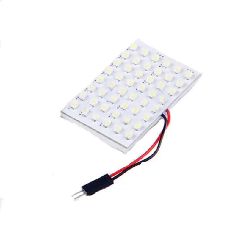 

2x 12V 48-SMD LED Panel Light Bulbs T10 Festoon Ba9s Dome Map Interior Bulb Hot