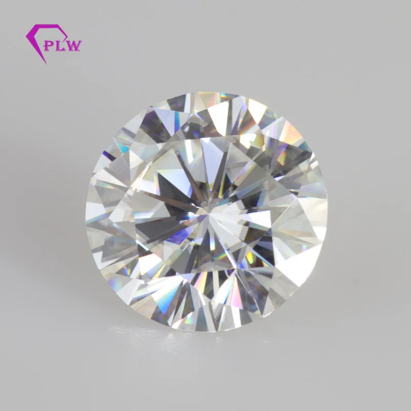 Включая сертификацию низкая цена 2 карат 8 мм D Цвет Moissanite алмаз VVS круглый 3 Ex