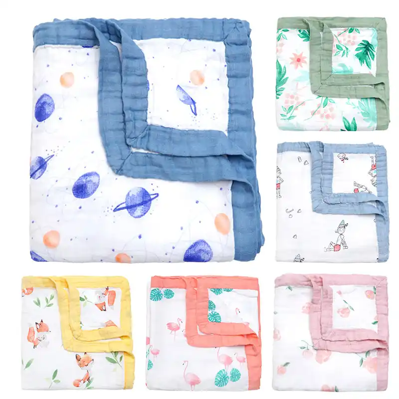 bamboo cotton baby blanket